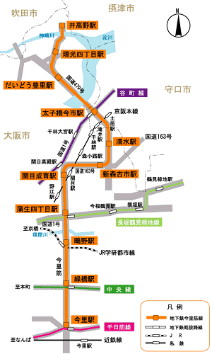 大阪の美容師、美容室の求人募集情報でメトロ地下鉄の今里筋線をお考えの方へ